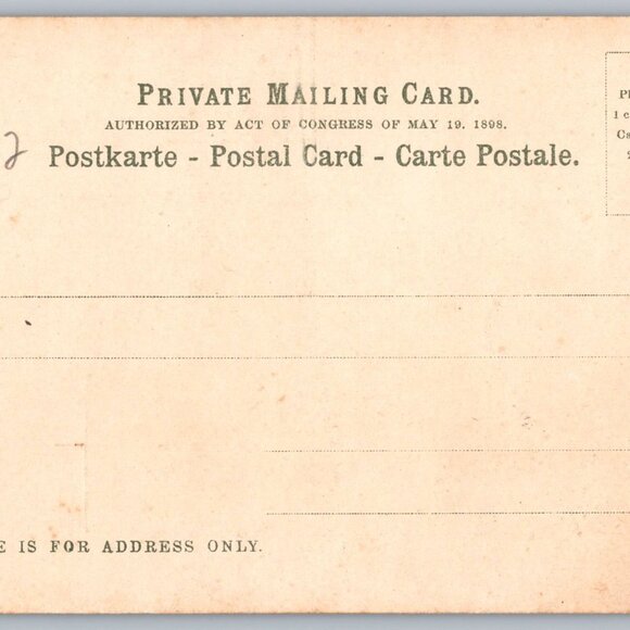 Postcard  Unposted  Maine Union Station Portland Me #1238 - Picture 2 of 2